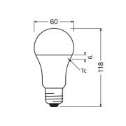 OSRAM LED Classic Star, mat, E27, 10W, 4.000K, 1.055 lm