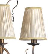 Delia wandlamp, bronskleurig, 3-lamps, breedte 56 cm