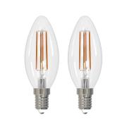 Arcchio LED filament lamp E14 kaars, set van 2, 4000 K