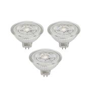 Prios LED reflectorlamp GU5.3 4.9W 500lm 36° helder 827 set van 3