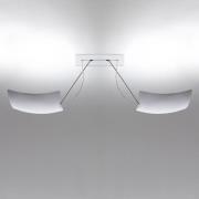 Ingo Maurer 2x18x18 LED plafondlamp, 2-lamps