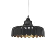 PR Home Hanglamp Wells, zwart/goud, Ø 43 cm, metaal