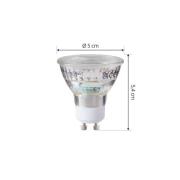 Arcchio LED lamp GU10 2,5W 2700K 450lm glas set van 3