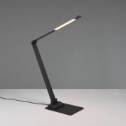 Travis LED tafellamp, zwart, CCT, dimbaar, touch, USB