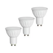 Arcchio GU10-lamp 100° 7W 2.700K dimbaar 3 per set