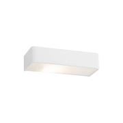 Wandlamp Atrato, wit, staal, breedte 35 cm