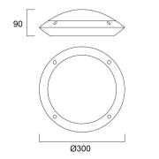 Sylvania Start plafondlamp SensorDim 4000K zwart