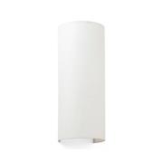 Wandlamp Cotton, gewelfd, 37 x 15 cm, beige