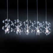 Hanglamp Crystal 5-lamps