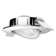 LED inbouwlamp Slimo, draaibaar, chroom