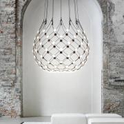 Luceplan Mesh hanglamp Ø 100cm Draadloos 1m