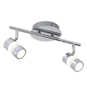 LED plafondspot Bubbles, IP44, 2-lamps