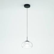 Hanglamp Brena, transparant, 1-lamp, dimbaar, CCT