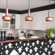 UMAGE Clava hanglamp koper, Cannonball zwart