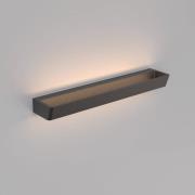 Altea LED wandlamp, breedte 50 cm, zwart, omhoog/omlaag, aluminium