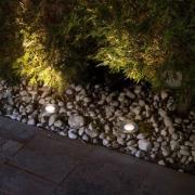 LED inbouwspot basis, nikkelkleurig, Ø 9 cm, aluminium/roestvrij staal