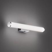 Mattimo LED wandlamp, breedte 40 cm, chroom, schakelaar