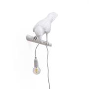 SELETTI Bird Lamp LED wandlamp, aanzicht links, wit