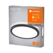 LEDVANCE Orbis Ultra Slim, zwart, Ø 23,5 cm