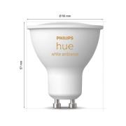 Philips Hue White Ambiance LED-reflectorlamp GU10 4,2 W