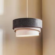 Hanglamp Pastel Trio donkergrijs/grijs/lichtgrijs