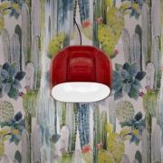 Hanglamp Ayrton, keramiek, lengte 29 cm, rood