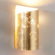 Wandlamp Papiro, goud