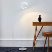 Nyta Tilt Globe Floor vloerlamp roestvrij staal wit