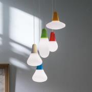 Martinelli Luce hanglamp Ciulifruli, groen, polyethyleen