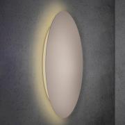 Escale LED wandlamp Blad, taupe, Ø 95 cm