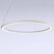 LED hanglamp Materica bodem Ø 120 cm wit