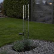 LED solarlamp Bubbly per set van 3, warmwit