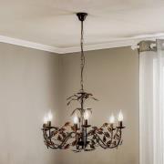 Kroonluchter Collana metaal 6-lamps Bronz