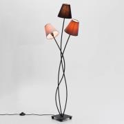 Kare Flexibele 3-lamps vloerlamp Mocca Tre