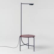 GRUPA Igram vloerlamp staal en glas rood