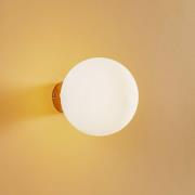 Wandlamp Dione, wandbevestiging goud