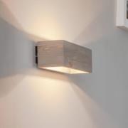 Envostar Kubiko wandlamp, dennenhout grijs