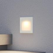 Arcchio LED wand inbouwlamp Zamo, wit, 11 cm, metaal, IP65