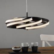 Decoratieve LED hanglamp Zoya, zwart