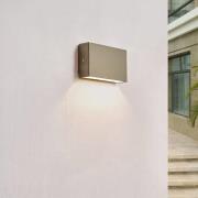 Arcchio LED buiten wandlamp Karline, 530 lm, roestvrij staal, IP65