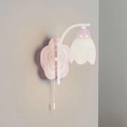 Kinderkamer-wandlamp Mailin in roze