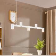 Arcchio Brinja hanglamp wit 5-lamps langwerpig