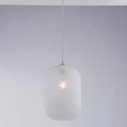 Hanglamp Ashford S15 met glazen kap wit