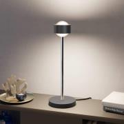 Puk! 80 Eye Table LED, lenzen mat, zwart/chroom