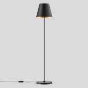 BEGA Studio Line vloerlamp zwart/messing 150cm