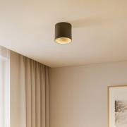 Downlight Point Tone, zwart, binnen zilver