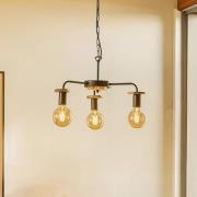 Envostar Yorik hanglamp met boomschijven, 3-lamps.