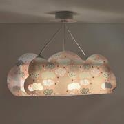 Dalber Cloud pink hanglamp in wolkvorm, pink