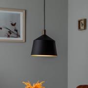 Hanglamp Saglam 3720 1-lamp Ø25cm zwart/goud