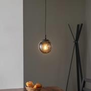 Efe 2155 hanglamp, kap van gerookt glas, Ø15cm